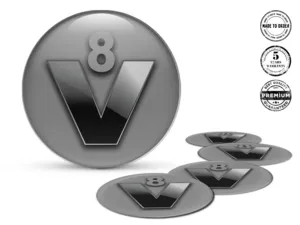 Decals on Wheels Exclusive Dome Sticker Style